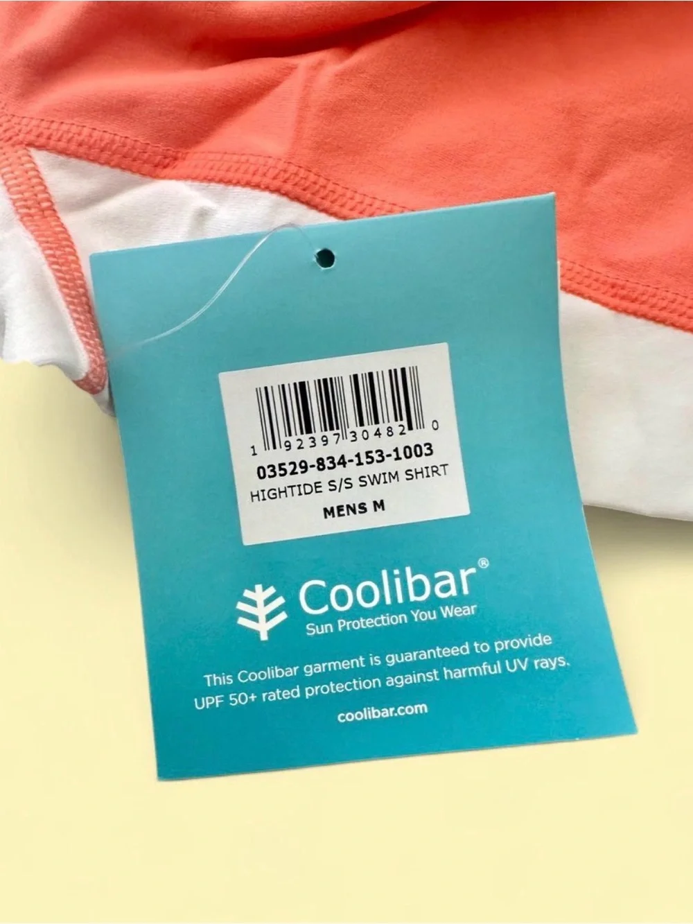 Coolibar Hightide Shirt Sleeve Swim Shirt UPF 50+